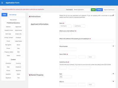 Form Builder Screenshot